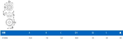 BMX İÇİN SERBEST TEKERLEK SÖKÜCÜ 1670.6/4-616066