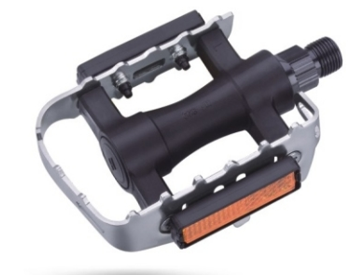 PEDAL HF-829 MTB/TREKKING ALÜMİNYUM KAFES GÜMÜŞ 102x80mm 305g/pr