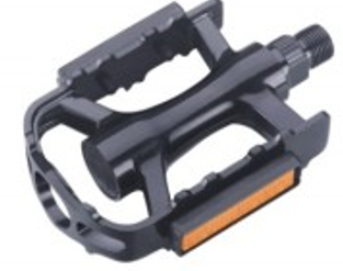 PEDAL HF-602 MTB/TREKKING ALÜMİNYUM BARREL SİYAH 102x82mm 371g/pr