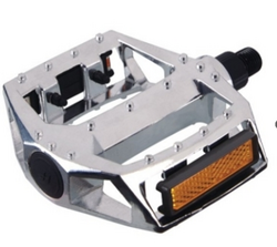 Briviga - PEDAL HF-832 PLATFORM ALÜMİNYUM BARREL GÜMÜŞ 112x105mm 414g/pr