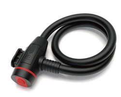 Briviga - KABLO KİLİT ANAHTARLI 2518 SİYAH 12X1120 mm