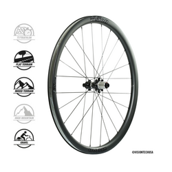 700C (28') TEKERLEK SETİ ÇİFT VISION SC30 AGX i23 DB-CL CH-TL 710-0162111031 - Thumbnail