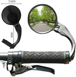 Briviga - AYNA RVM-372 SOL GİDON UCU BAĞLANTILI 75X75mm ÖLÇÜ : 16-22mm 360° DÖNEBİLEN